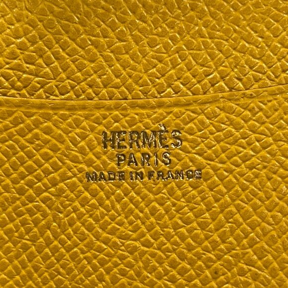 Hermes Agenda/Passport Holder/Notebook Cover Mustard Great Condition! (JB1139) - Picture 3 of 3